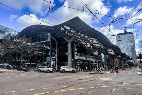 Outside of Southern Cross Station