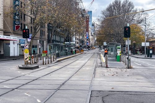 Tram stop Melbourne registry